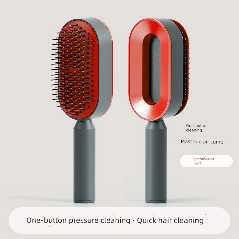 Upgraded for Long Hair Airbag Massage Comb Cleaning