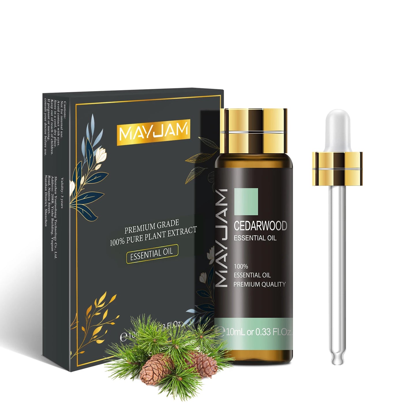 Aceite esencial difusor de aroma de lavanda, rosa, eucalipto, jazmín, vainilla, menta, sándalo, árbol de té y naranja, 10 ml.