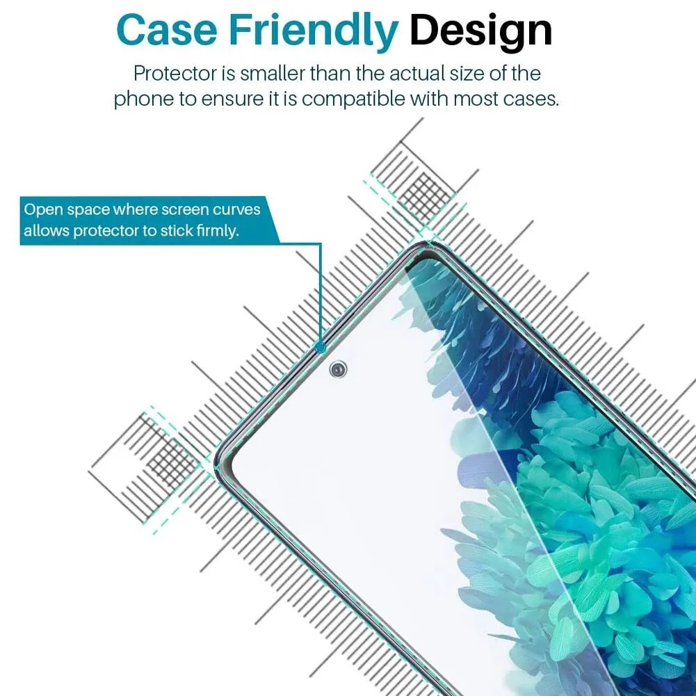 Screen Protectors for Samsung Galaxy A52 A53 A52S A71 A32 A21S A12 A13 A50 A51 A72 A22 A70 A73 M12 M51 S10E S20FE Tempered Glass