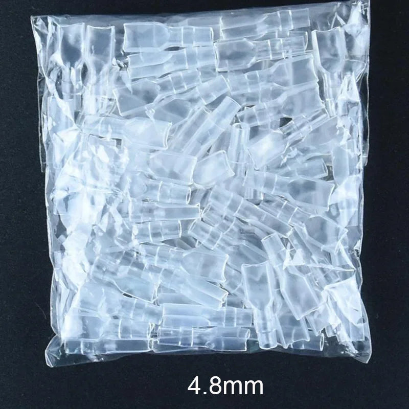 60Pcs Terminal Electrical Connectors 2.8/4.8/6.3mm Butt Splice Lug Terminals for Wire 12awg Crimp Cable Eletrico Car Accessories