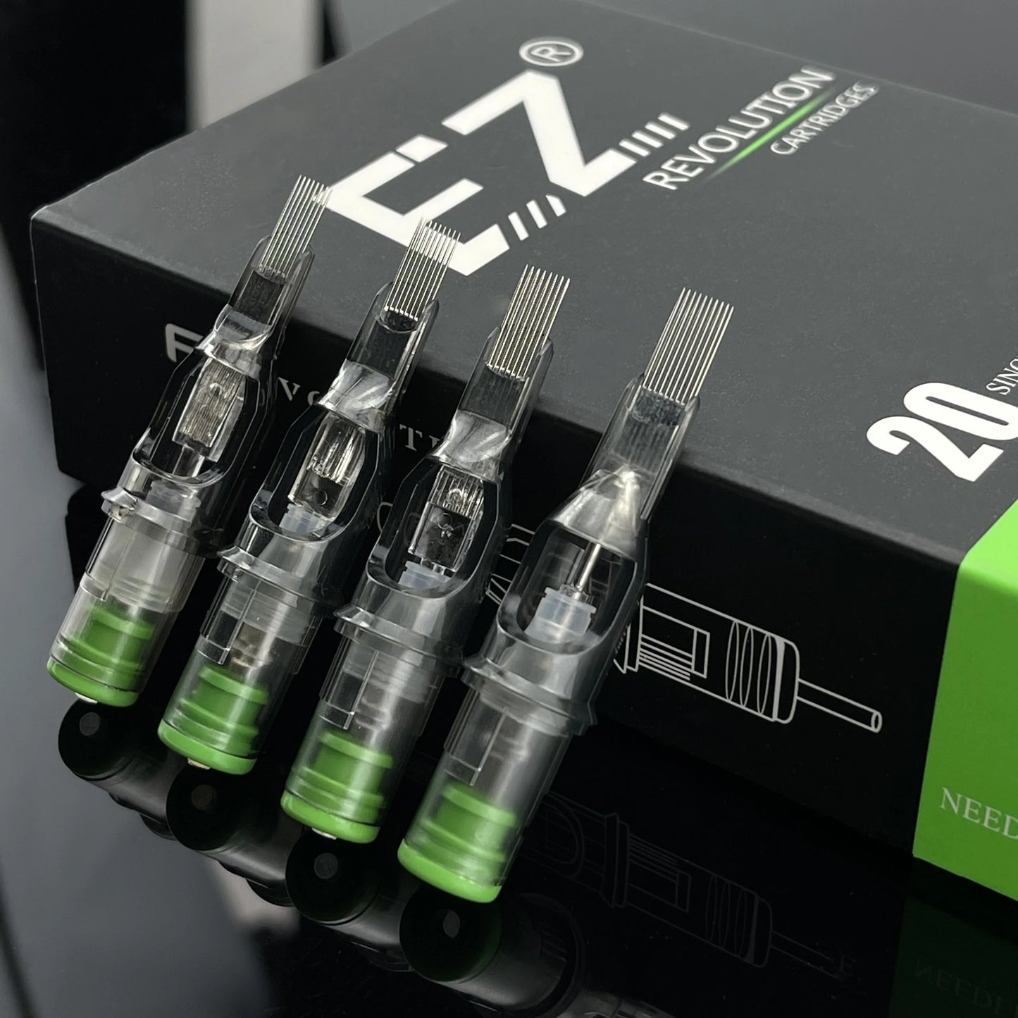Agujas de tatuaje EZ Revolution Magnum de 0,30 mm y 0,35 mm para máquina de tatuajes Ratory RC1205M1-2 RC1207M1-2 RC1215M1-2 (20 unidades/lote)