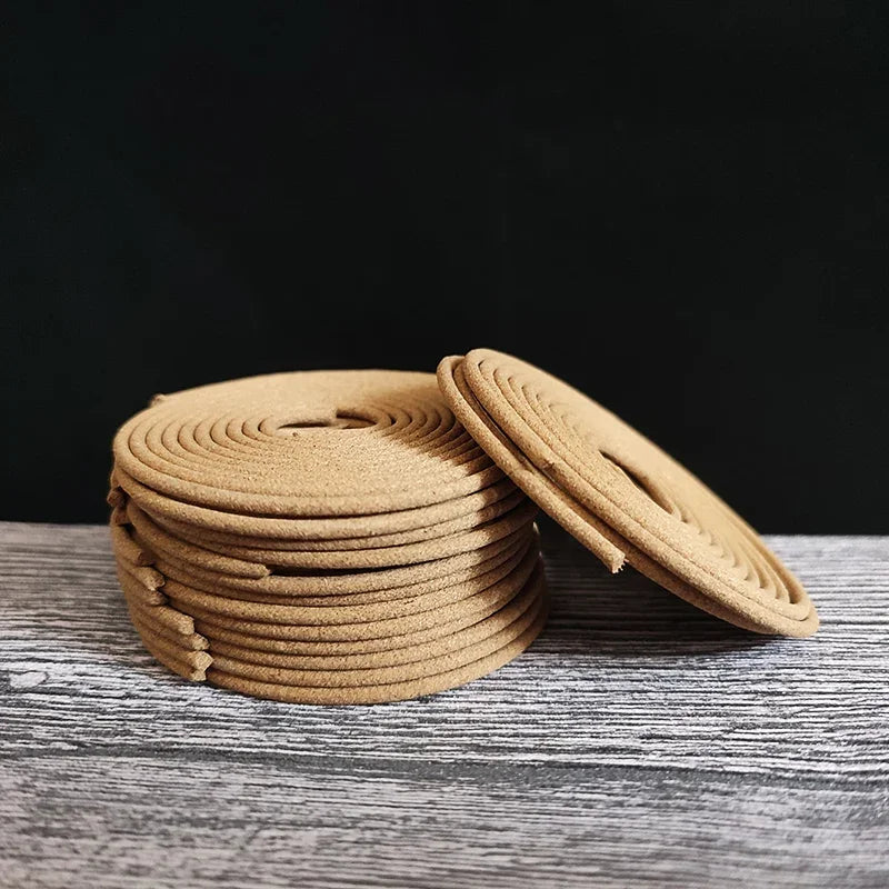 Incienso de sándalo natural YXYMCF en espiral, 48 unidades por caja, aromaterapia con lavanda, jazmín y rosa, quemador para interiores, budista indio.