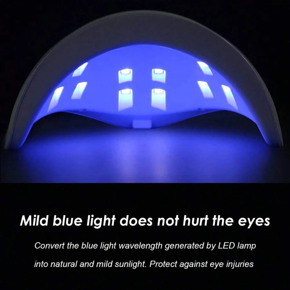 LINMANDA 54W UV Led Lamp Nail Dryer Curing Gel Nail Polish 18pcs Leds Lamp With USB Smart Timer Sun Light Nail Art Tools