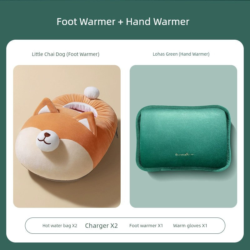 Feet Warmer Bed Sleep Special Hot Water Bag for Bed Explosion-Proof Rechargeable Hot-Water Bag Hand Warmer Handy Gadget 1780
