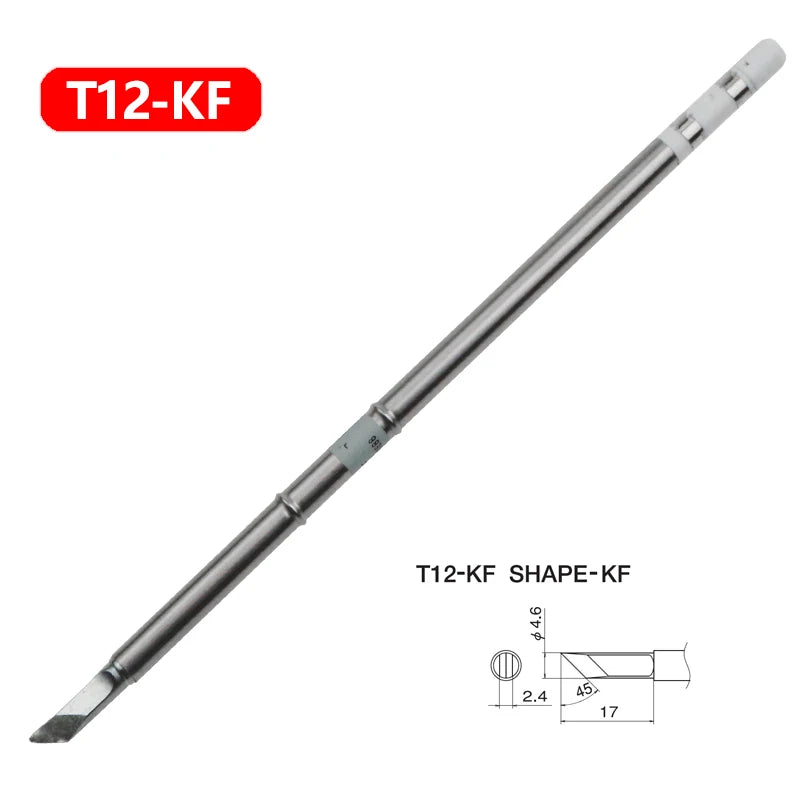 1pc T12 Soldering Iron tips Replacement Various models of Tip Electric Soldering Iron Tip T12- D4 D52 J02 JS02 BC3 CF4 KF KL