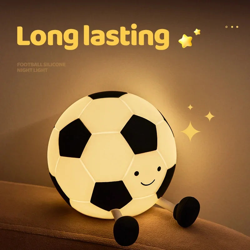Soft Silicone Night Light - USB Rechargeable Touch Control 3-Level Dimmable Bedside Lamp for Nursery, Kids, Babies & Gift Decor