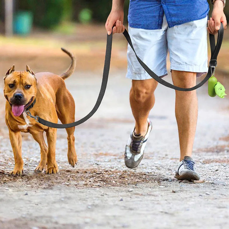 Arnés para perros y gatos, correa de plomo con reflexión nocturna, cuerda de remolque para mascotas de 1,2/1,5/1,8 m, cuerda de protección, correa de entrenamiento para caminar.