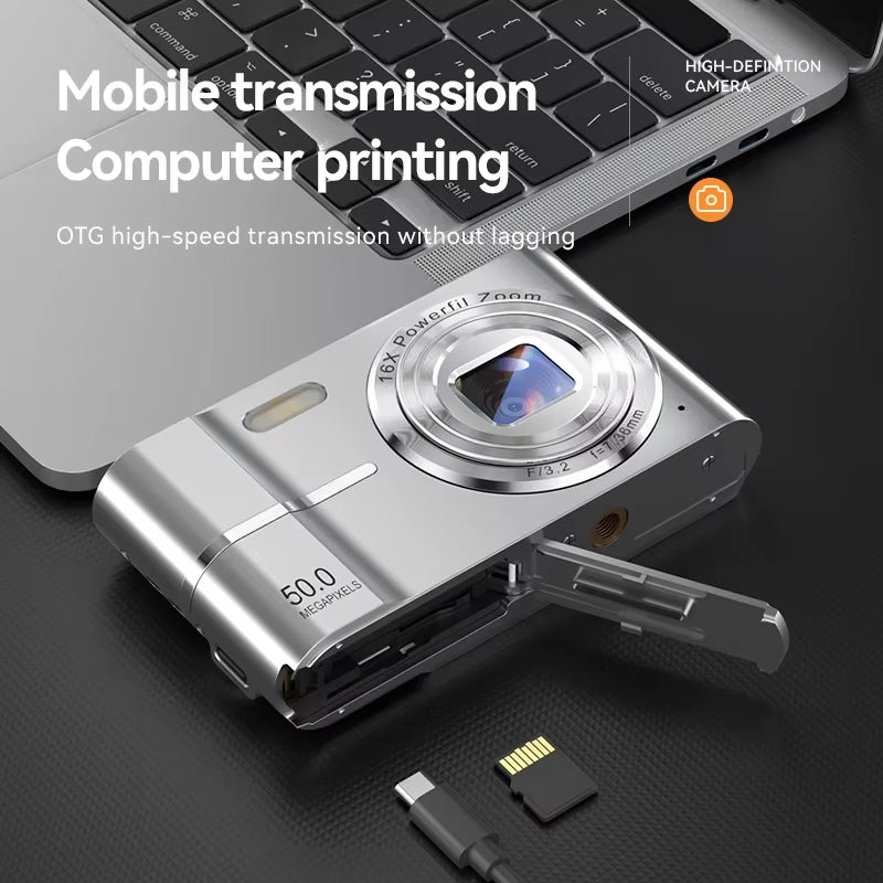 Xiaomi 5K Digital Camera 50MP Pixels 16X Powerfil Zoom Outdoor Anti-Shake Digital HD Video Camera Flash Video Recorder Gifts