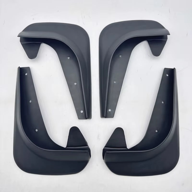 4Pcs Set Car Tire Fender Universal Front Rear Wheel Mud Flaps Splash Guards Mudflaps with Screw Automobile Protector Accessories