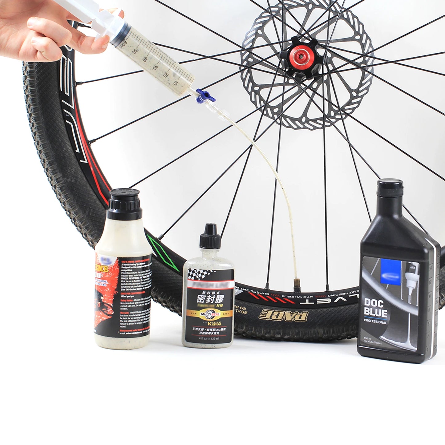 RISK RL225 Bicycle Tubeless Tyre Sealant Injector Tool Cycling Bike Injection Schrader Presta Valve Core Removal Tool