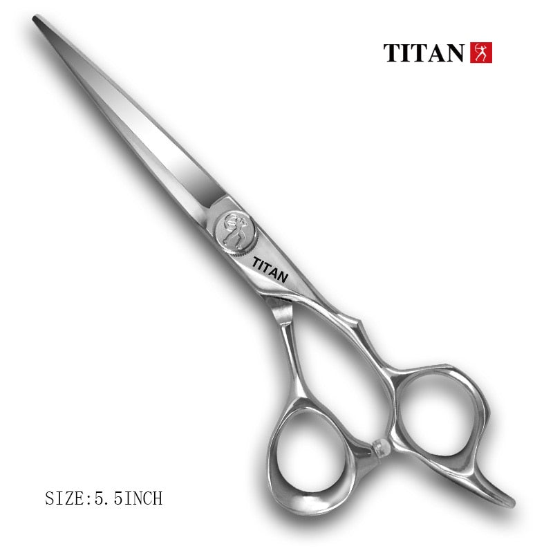 Tijeras de peluquería profesionales Titan de 6 pulgadas con corte bien para el cabello
