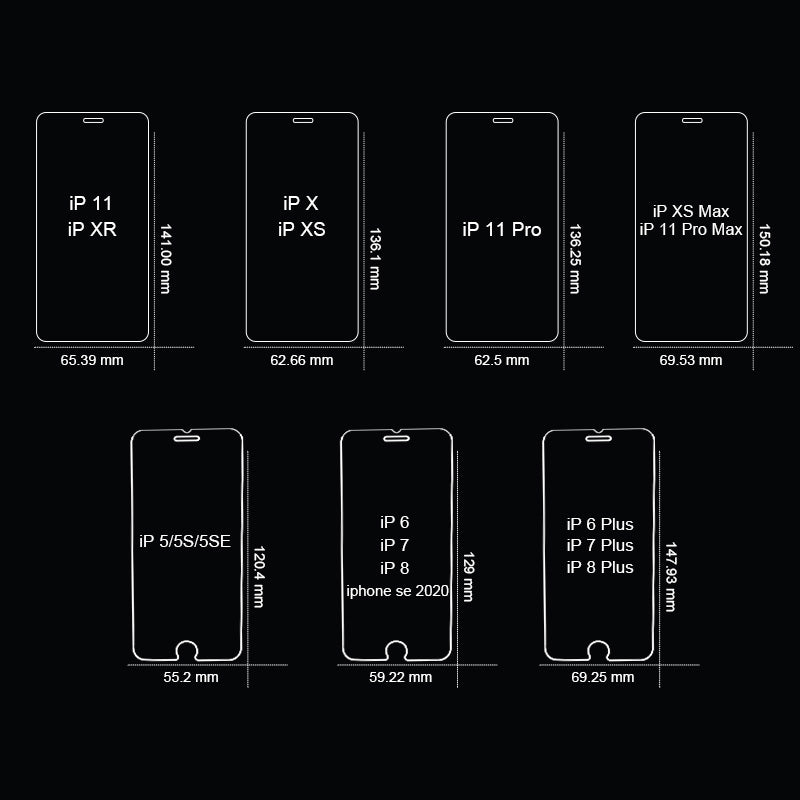 3 protectores de pantalla de vidrio templado de cobertura completa para iPhone 11 Pro X XR XS Max para iPhone 7 8 6 6s Plus 5 5s SE 11