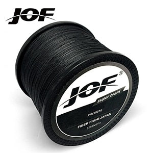 Black - New Brand Woven wire 1000M-100M PE Braided Fishing Line 4 strands 18 28 35 40 50 60 80LB 120LB Multifilament Fishing Line