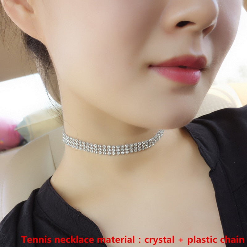 Gargantilla de serpiente de acero inoxidable de 35+5 cm, color dorado y plateado, de alta calidad, para mujer, 2019