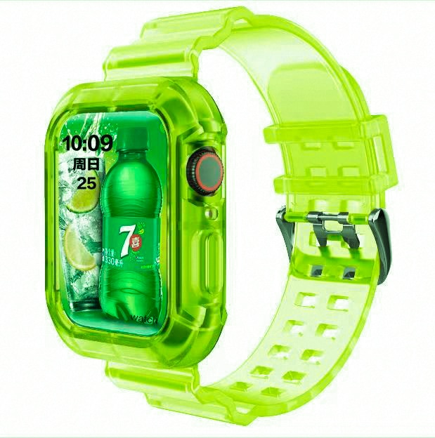 Correa deportiva más nueva para Apple Watch Series 6 1 2 3 4 5 de silicona transparente para Iwatch 5 4 correa de 38 mm, 40 mm, 42 mm y 44 mm