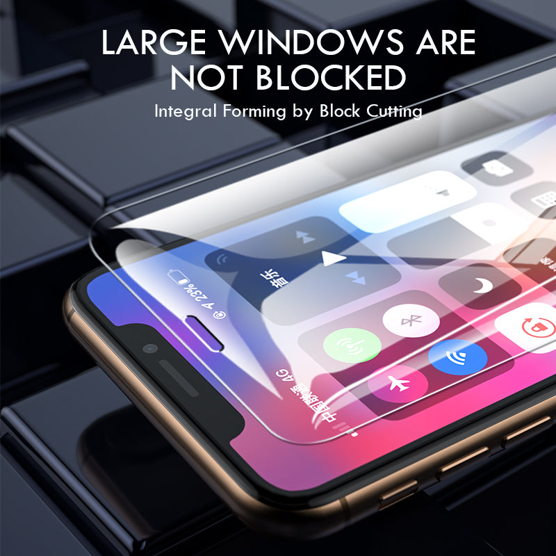 3 protectores de pantalla de vidrio templado de cobertura completa para iPhone 11 Pro X XR XS Max para iPhone 7 8 6 6s Plus 5 5s SE 11