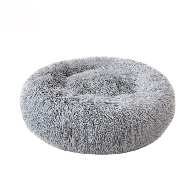 Dog Long Plush Dounts Beds Calming Bed Hondenmand Pet Kennel Super Soft Fluffy Comfortable for Large Dog / Cat House