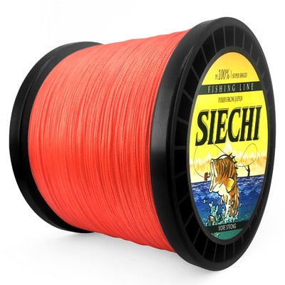 SIECHI 8 Strands 1000M 500M 300M PE Braided Fishing Line tresse peche Saltwater Fishing Weave Superior Extreme Super Strong