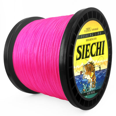 SIECHI 8 Strands 1000M 500M 300M PE Braided Fishing Line tresse peche Saltwater Fishing Weave Superior Extreme Super Strong