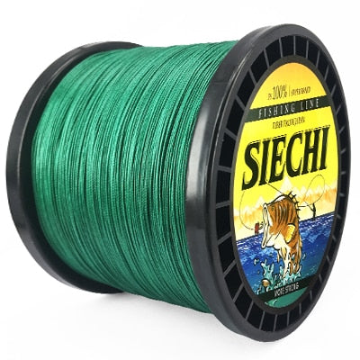 SIECHI 8 Strands 1000M 500M 300M PE Braided Fishing Line tresse peche Saltwater Fishing Weave Superior Extreme Super Strong