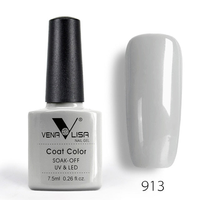 New Free Shipping Nail Art Design Manicure Venalisa 60Color 7.5Ml Soak Off Enamel Gel Polish UV Gel Nail Polish Lacquer Varnish