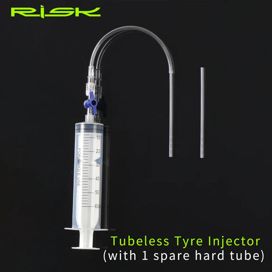RISK RL225 Bicycle Tubeless Tyre Sealant Injector Tool Cycling Bike Injection Schrader Presta Valve Core Removal Tool