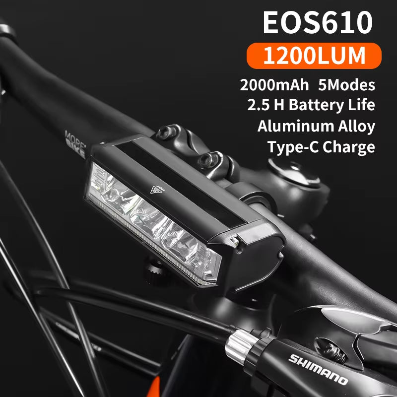 Bicycle Light 8000Mah EOS610 640 Bike Light Waterproof Flashlight USB Charging MTB Road Cycling Lamp Bicycle Light Accessories
