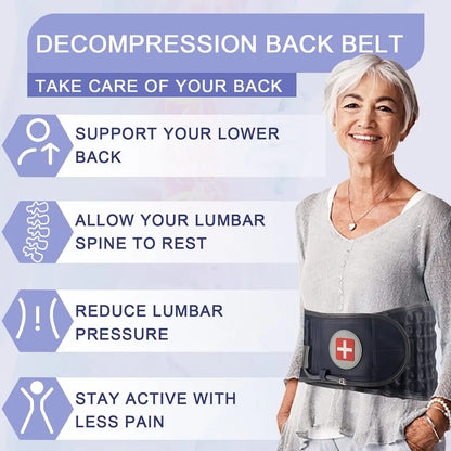 Adjustable Decompression Brace for Osteoporosis Scoliosis Support Seniorspine Relief Belt Air Traction Spinal Relief