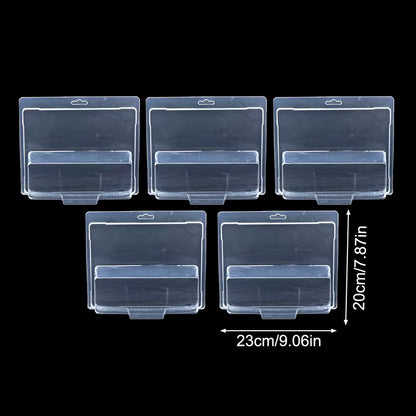 5Pcs Car Toy Transparent Display Case Hotwheels Protective Shell Boulevard Team Transport Model Card Board Collect Boys Gift