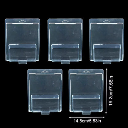 5Pcs Car Toy Transparent Display Case Hotwheels Protective Shell Boulevard Team Transport Model Card Board Collect Boys Gift