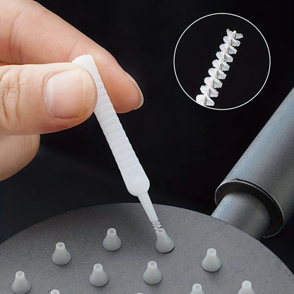 10Pcs/Set Shower Head Hole Cleaning Brush Anti-Clogging Pore Gap Cleaning Tools Kitchen Bathoom Phone Hole Clean Small Brushes