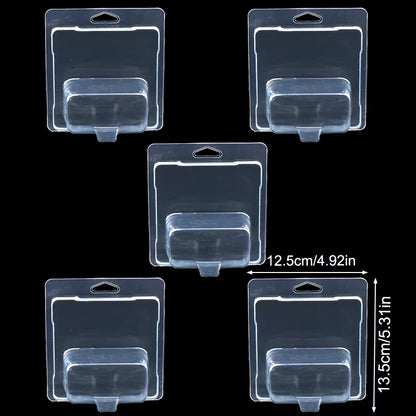 5Pcs Car Toy Transparent Display Case Hotwheels Protective Shell Boulevard Team Transport Model Card Board Collect Boys Gift