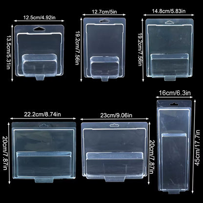 5Pcs Car Toy Transparent Display Case Hotwheels Protective Shell Boulevard Team Transport Model Card Board Collect Boys Gift