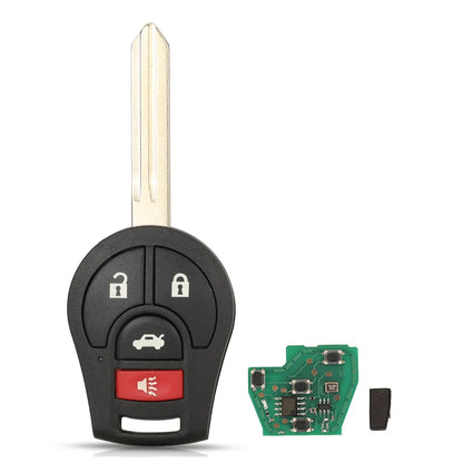 jingyuqin 315/433MHZ Remote Key For Nissan Sylphy Cube Juke Rogue Micra Qashqai Altima Maxima Sentra Versa Transmiter CWTWB1U751