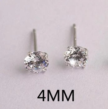 Pendientes LEKANI de plata de ley 925 auténtica con cristales para mujer, joyería fina para boda, regalo