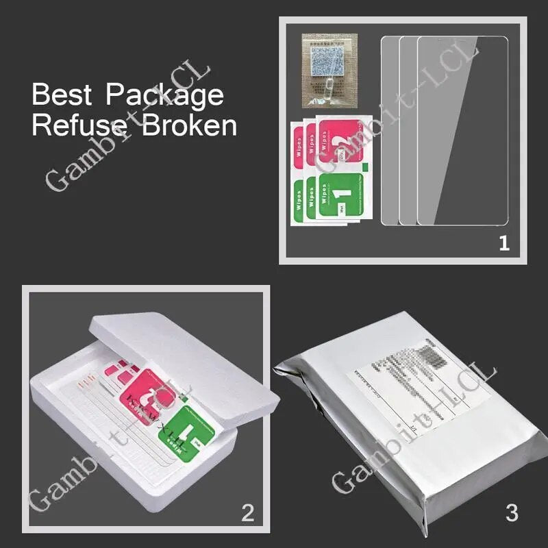 2Pcs Original Protection Tempered Glass For OnePlus Nord  6.44"  1+Nord  AC2001, AC2003 Screen Protective Protector Cover Film