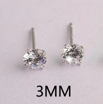 Pendientes LEKANI de plata de ley 925 auténtica con cristales para mujer, joyería fina para boda, regalo