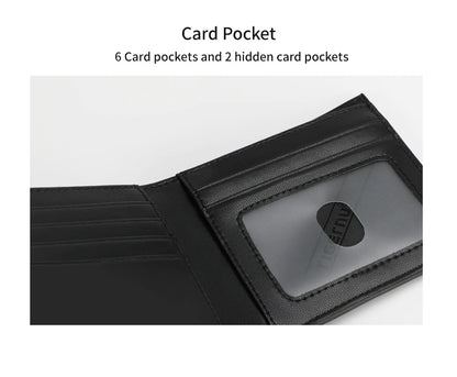 Tigernu High Quality Wallets Men Thin Money Purse Male Business Card Holder For Men Fashion Leather Wallet Short Purse Card Bag
