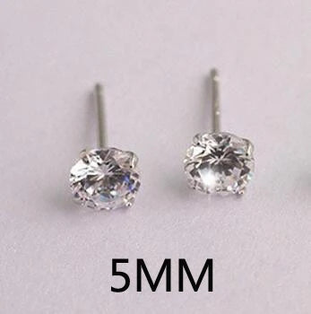 Pendientes LEKANI de plata de ley 925 auténtica con cristales para mujer, joyería fina para boda, regalo