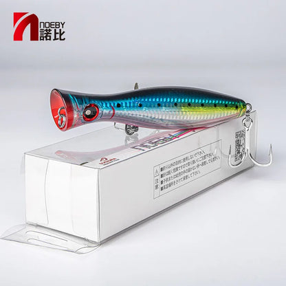 Noeby Big game Popper Fishing Lures 12cm43g 16cm78g 20cm154g Topwater Wobbler Artificial Hard Bait for GT Saltwater Fishing Lure