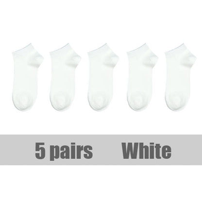 Venta al por mayor, 10 pares de calcetines unisex para hombre y mujer, transpirables, deportivos, de color liso, náuticos, cómodos, de algodón, hasta el tobillo, blancos.