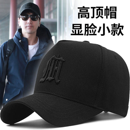 Gorra de béisbol estilo coreano Tall Crown para hombre con gran circunferencia de cabeza para otoño e invierno