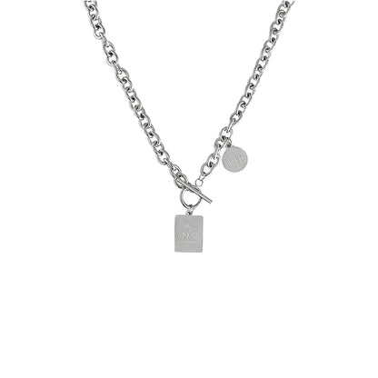 Niche Women's Long Sweatshirt Clavicle Chain Accessories