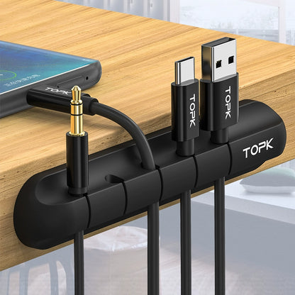 Soporte para cargador de cable de datos Organizador de cables de escritorio Hebilla de almacenamiento Adhesivo de pared Soporte para cables de mesita de noche Hebilla para cable de teléfono móvil
