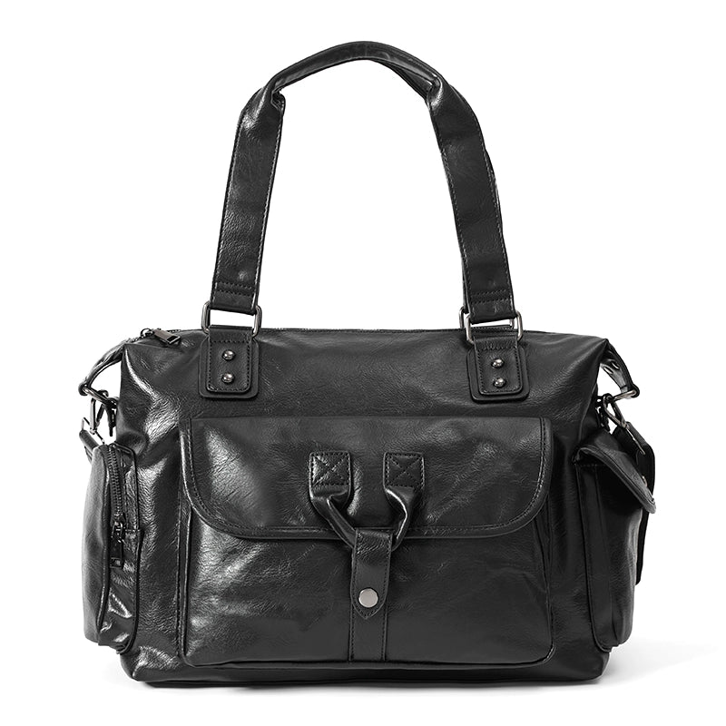 Nueva mochila de cuero para viajes de negocios de gran capacidad para hombres.