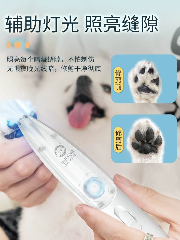 Pet Cat Foot Shaving Device Suction Poodle Shaving Trimmer Repair Dog Sole Handy Gadget Shaving Clippers Electric Clipper