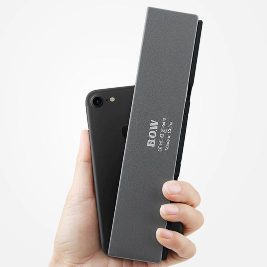 Teclado inalámbrico Bluetooth plegable para Android Apple Bow