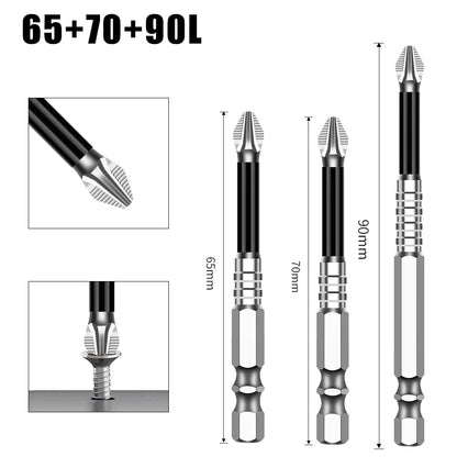 K5 Non-slip High Hardness Bit S2 Strong Magnetic 5A Black Non-slip Cross Head Electric Drill Electric Screwdriver Bit