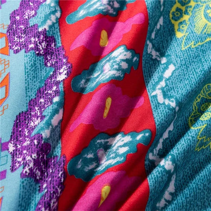 Juegos de fundas nórdicas de estilo bohemio para cama individual, individual, queen y king.