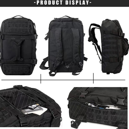 Mochila táctica militar de viaje de 40L, 60L y 80L con correa ajustable, ideal para el fin de semana, para hombres y mujeres, bolsas de gimnasio impermeables.